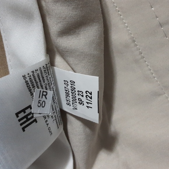 Banana republic pant trousers linen wide leg front pleated casual women 16 event - Picture 8 of 10